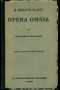 Opera omnia Horatii Flacci